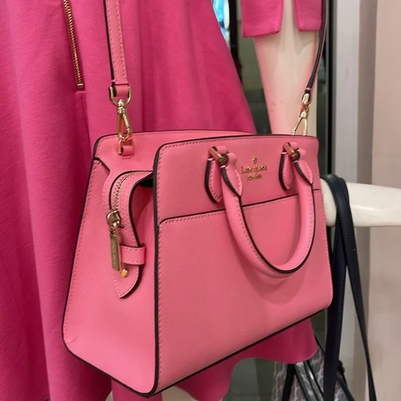 Kate Spade Madison Saffiano Leather Small Satchel
Blossom Pink
NWT - Picture 6 of 16